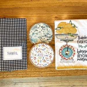 Tea Towel, Towel & Two Hot Pads